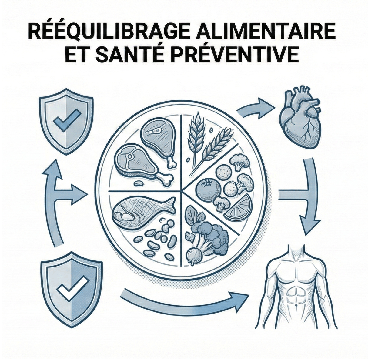 Rééquilibrage alimentaire santé préventive consultation