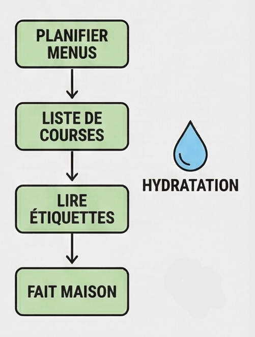 Importance hydratation 1.5 litres eau quotidienne santé